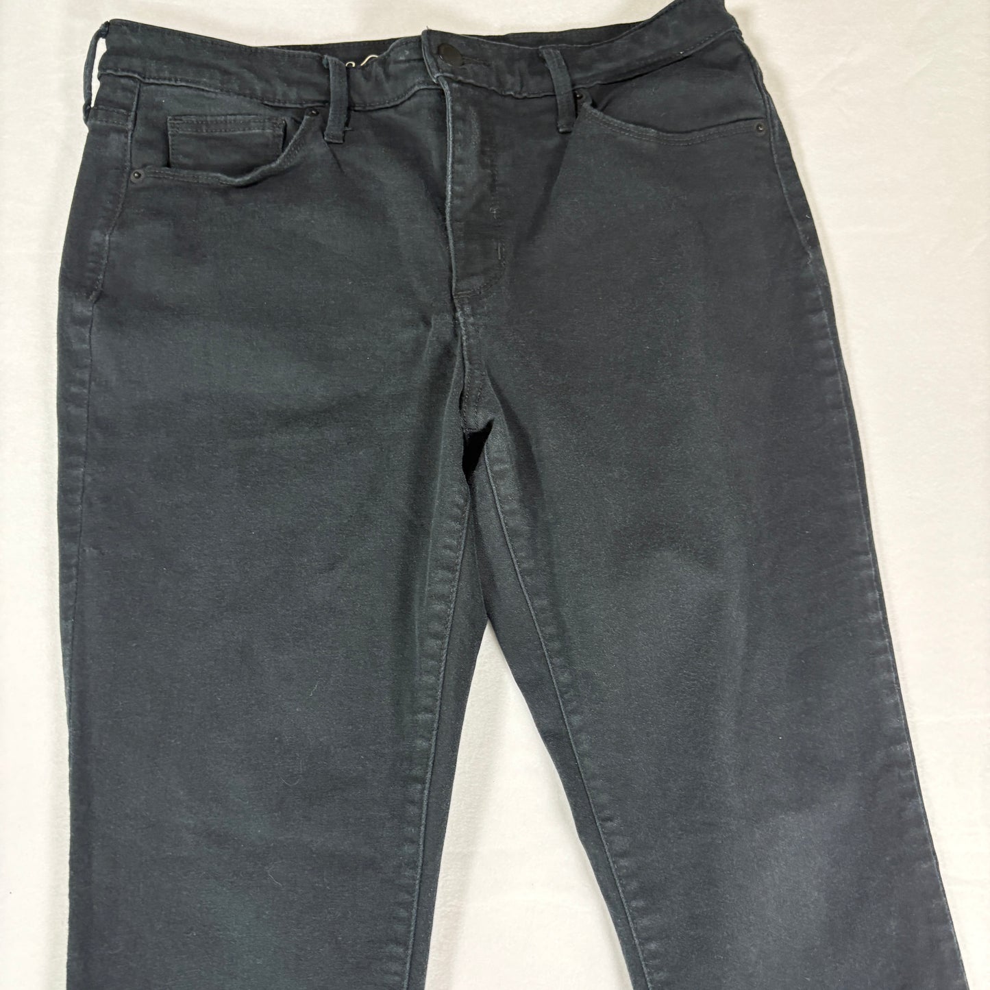 Universal Thread Jeans Womens 12/31S Black Skinny High Rise Stretch Denim Pants