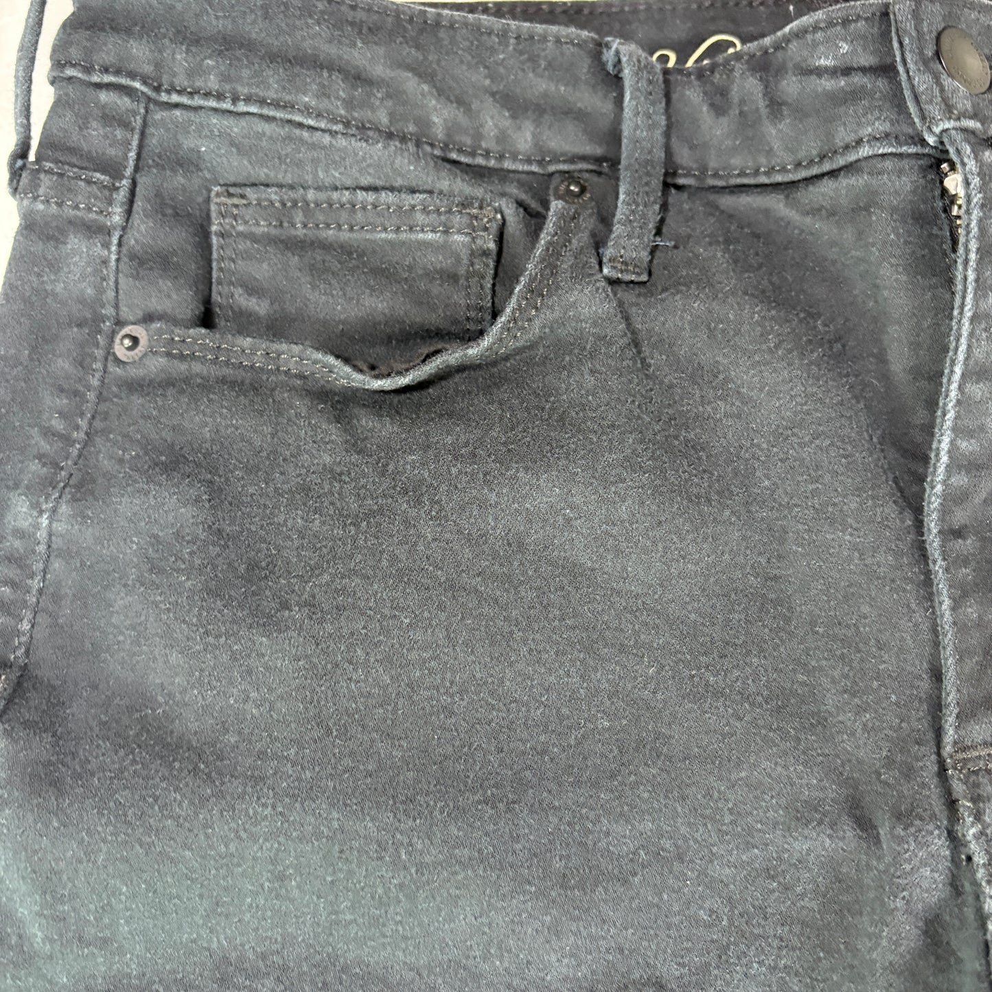 Universal Thread Jeans Womens 12/31S Black Skinny High Rise Stretch Denim Pants