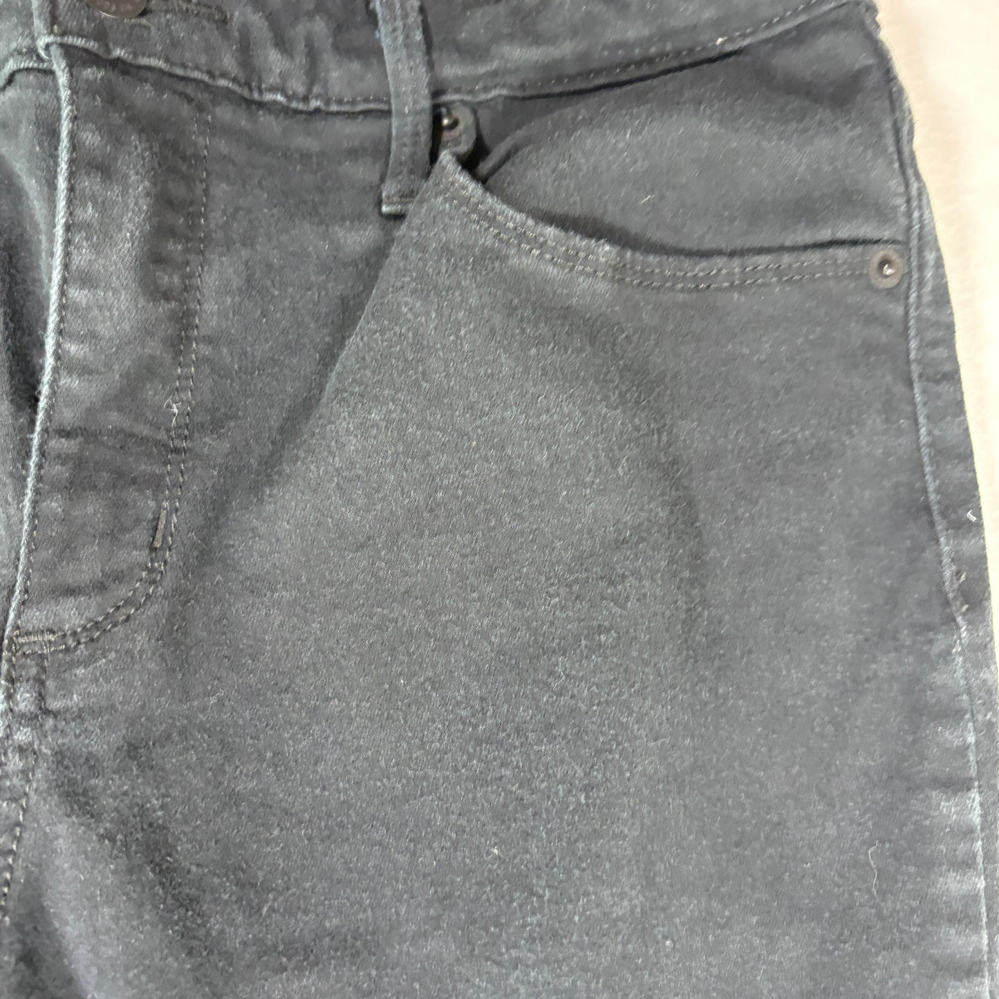 Universal Thread Jeans Womens 12/31S Black Skinny High Rise Stretch Denim Pants