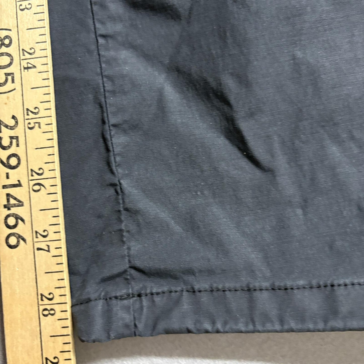 PacSun Cargo Pants Mens XL Slim Black Cotton Blend Drawstring Elastic Waist