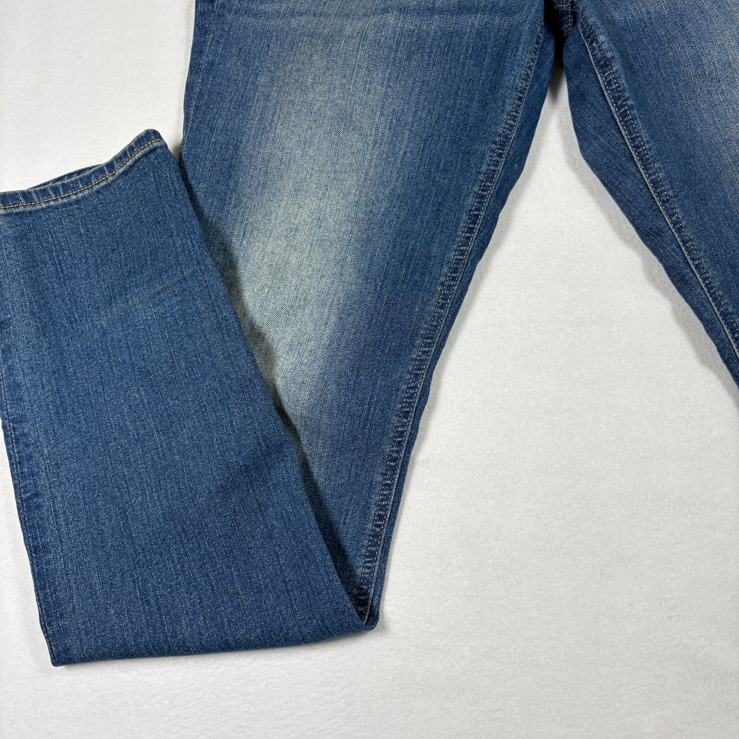 Express Womens Jeans Size 8R Low Rise Skinny Blue Stretch Denim Y2K 2000s