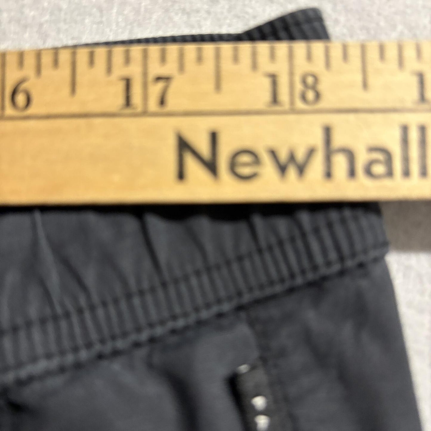 PacSun Cargo Pants Mens XL Slim Black Cotton Blend Drawstring Elastic Waist