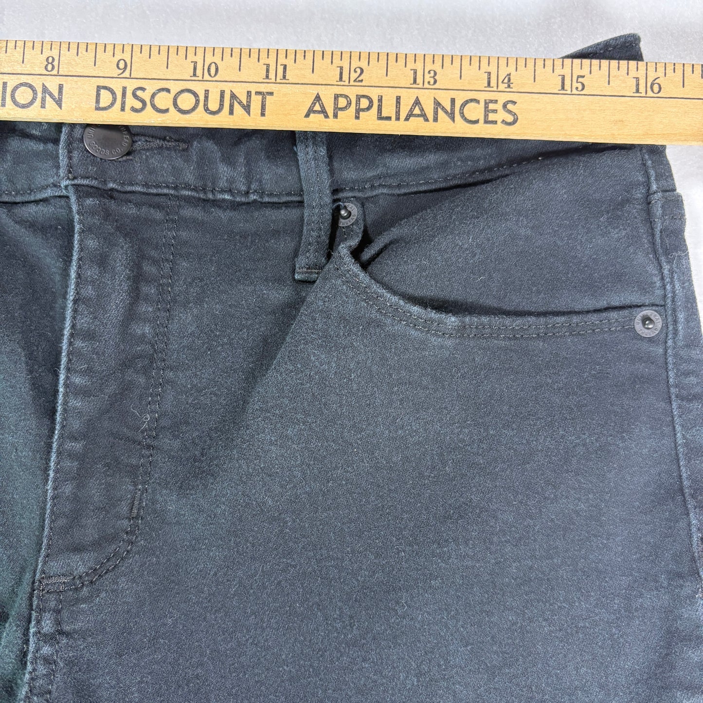 Universal Thread Jeans Womens 12/31S Black Skinny High Rise Stretch Denim Pants