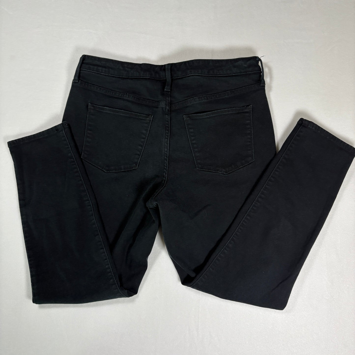 Universal Thread Jeans Womens 12/31S Black Skinny High Rise Stretch Denim Pants