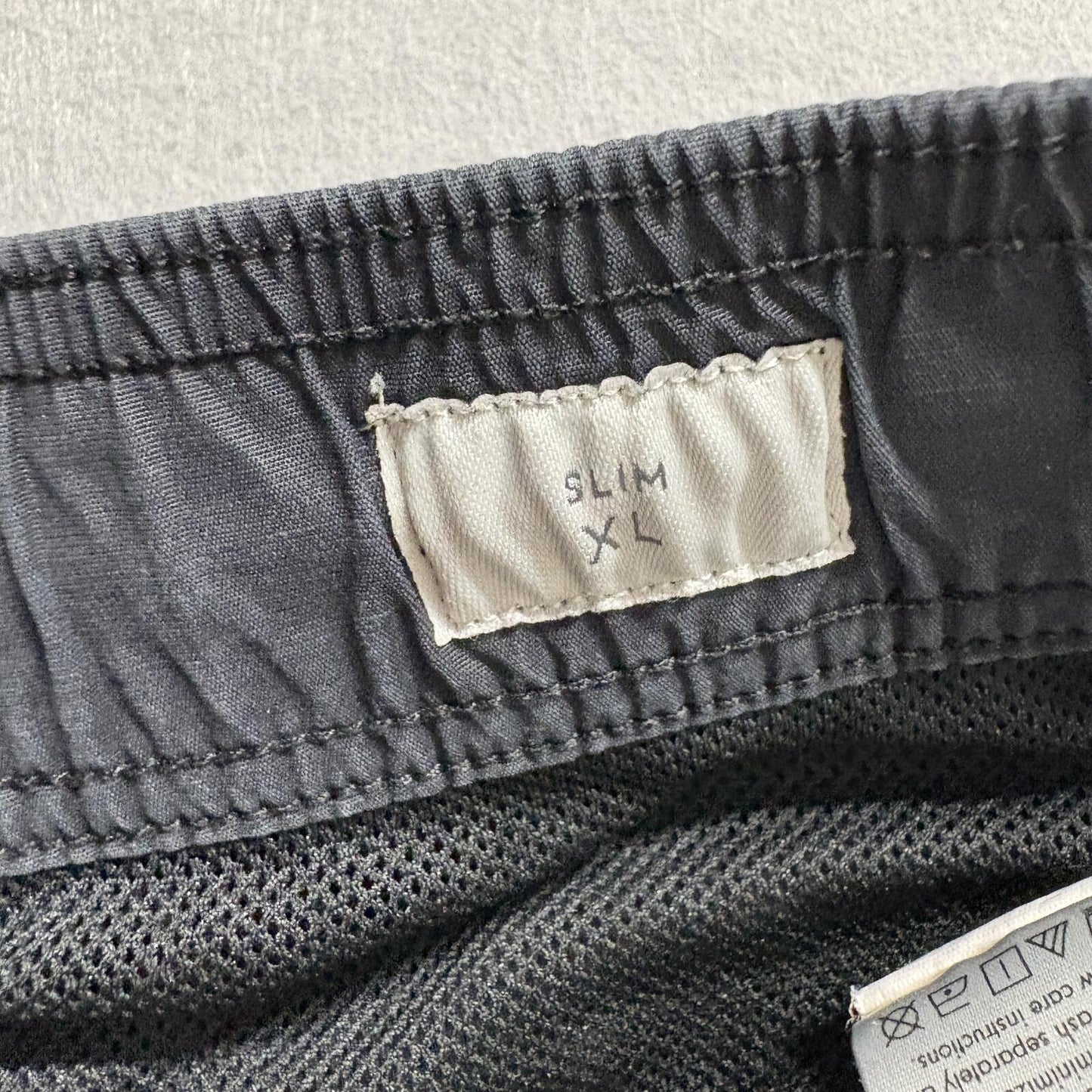 PacSun Cargo Pants Mens XL Slim Black Cotton Blend Drawstring Elastic Waist