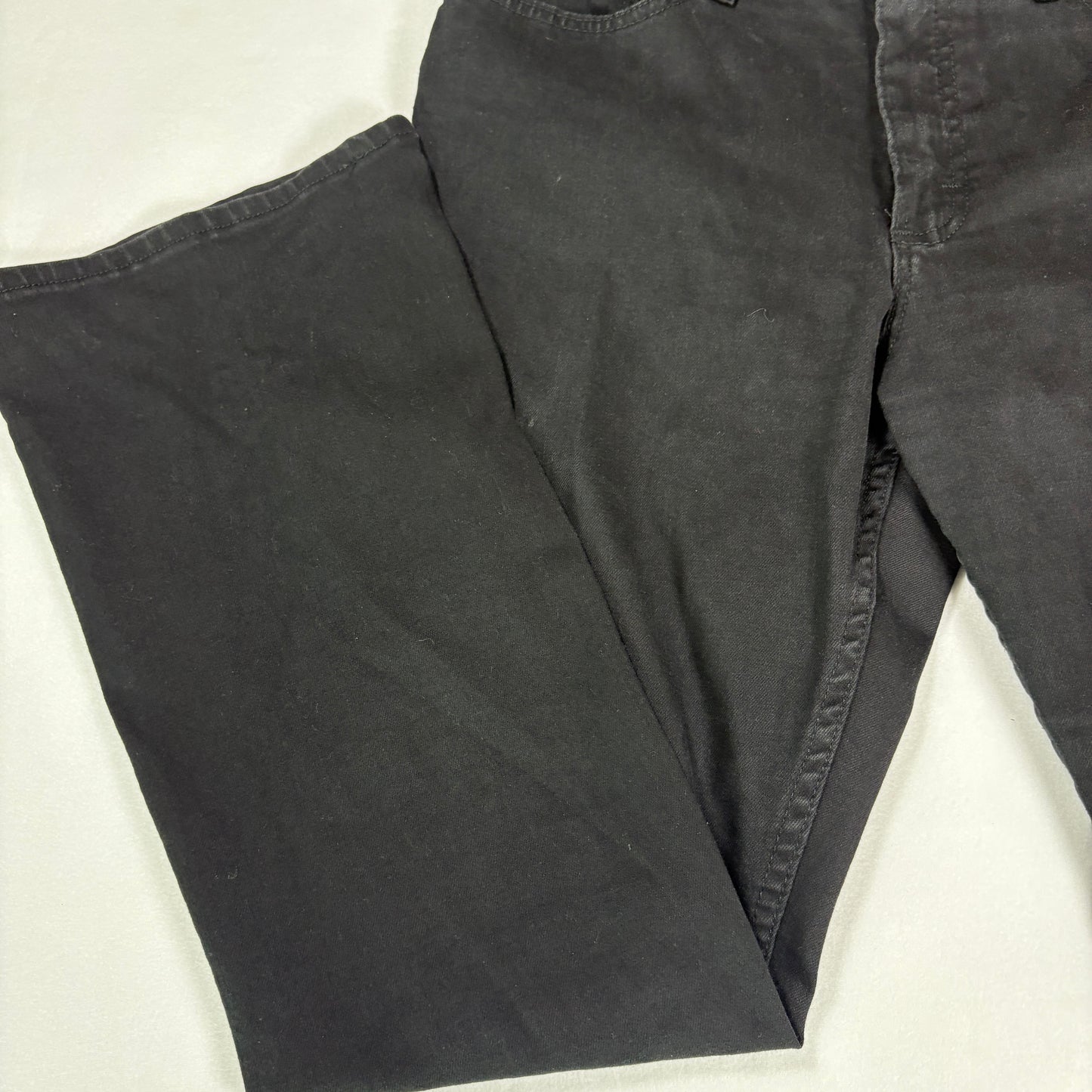 Lee Jeans Womens 12S Black Stretch Denim Bootcut Classic Fit Everyday Pants