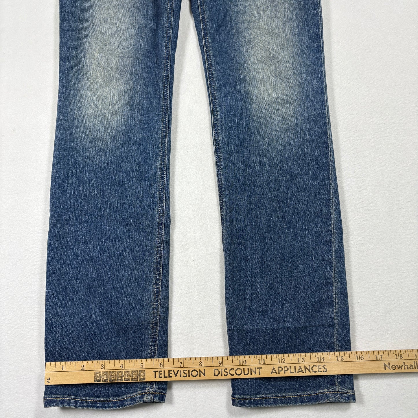 Express Womens Jeans Size 8R Low Rise Skinny Blue Stretch Denim Y2K 2000s