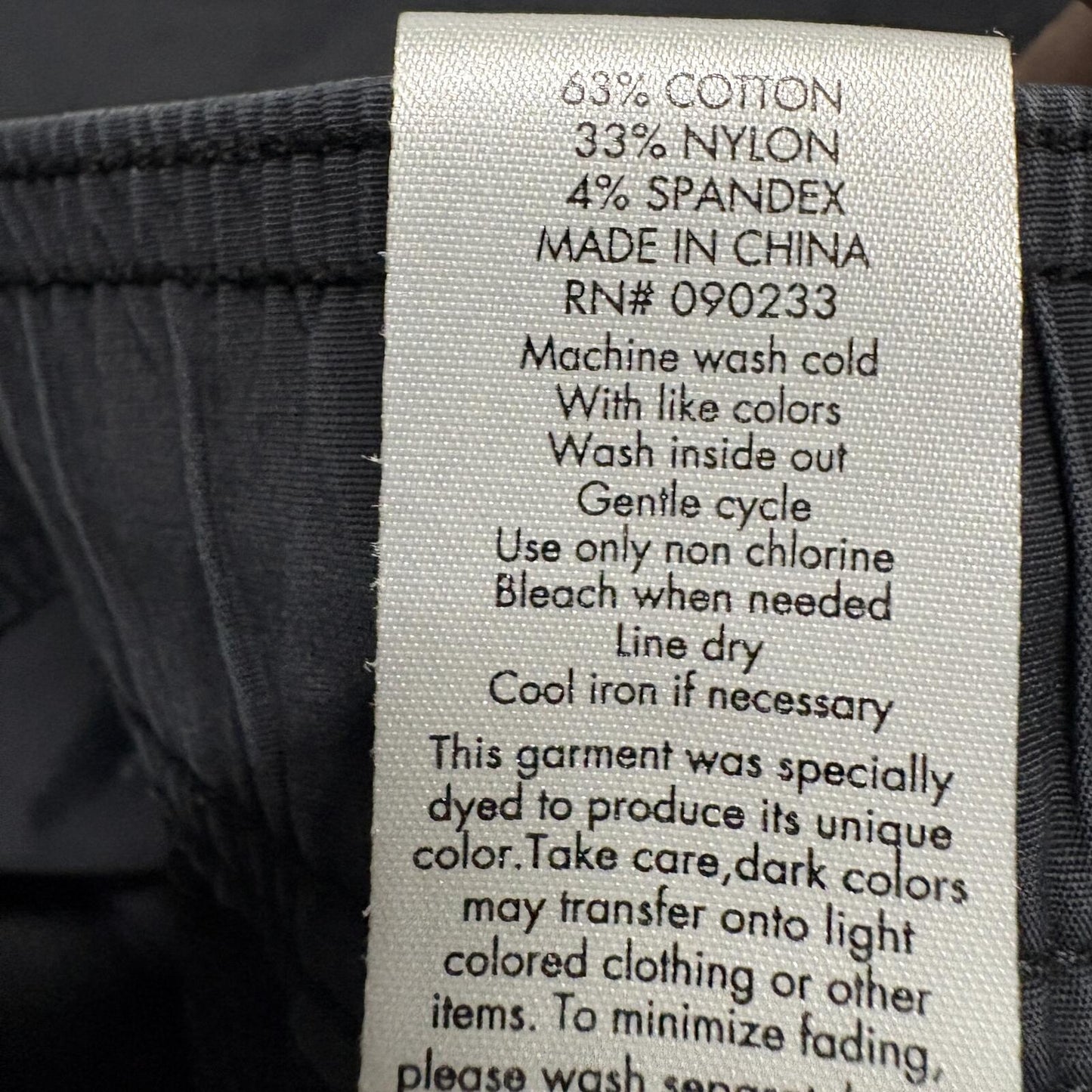 PacSun Cargo Pants Mens XL Slim Black Cotton Blend Drawstring Elastic Waist