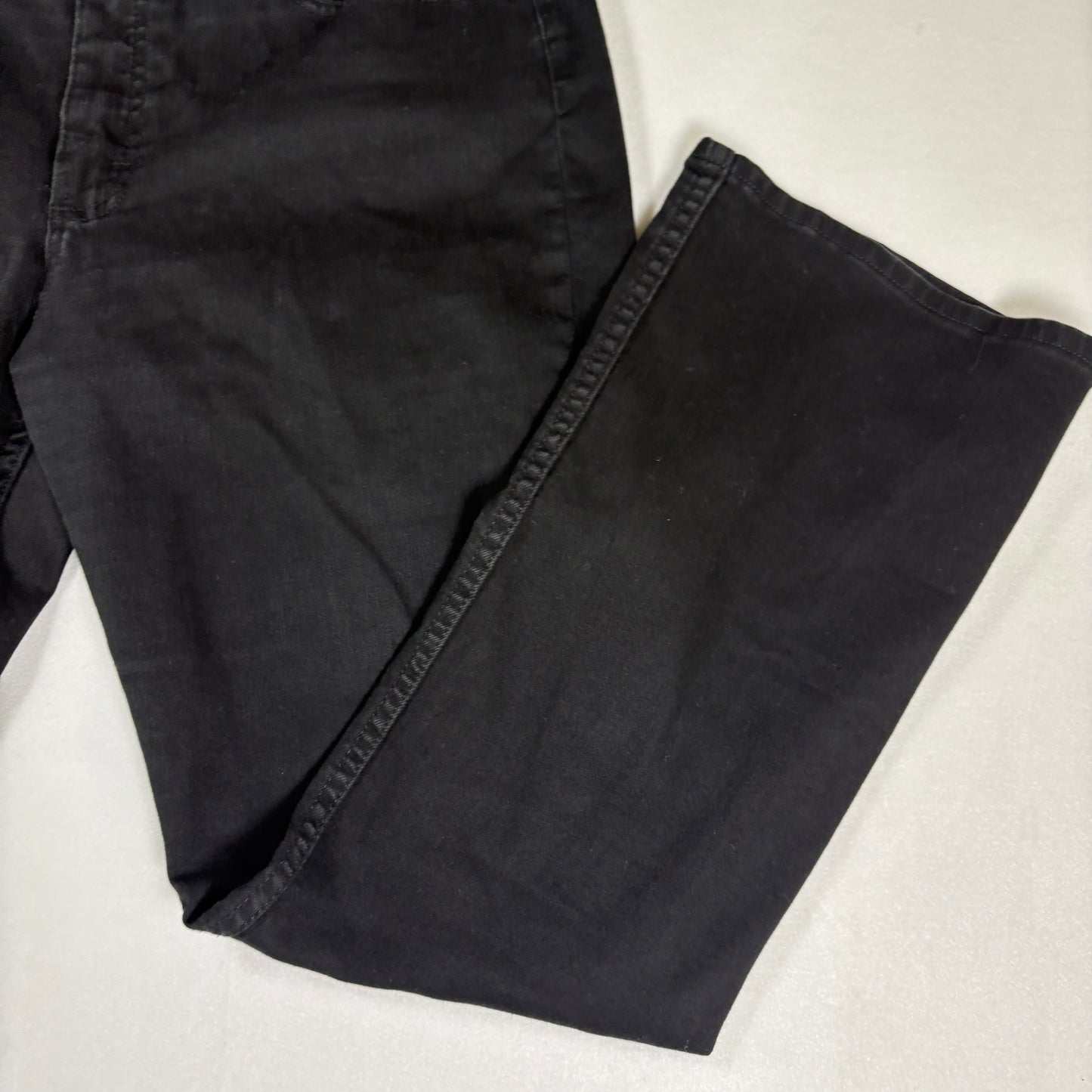 Lee Jeans Womens 12S Black Stretch Denim Bootcut Classic Fit Everyday Pants