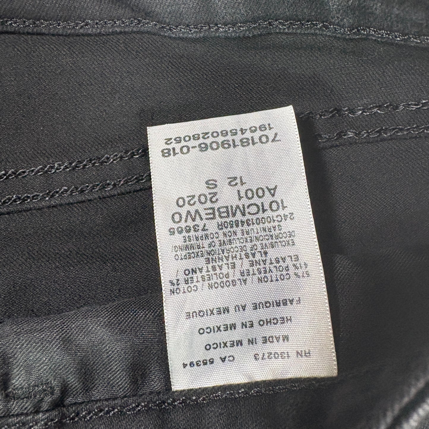 Lee Jeans Womens 12S Black Stretch Denim Bootcut Classic Fit Everyday Pants