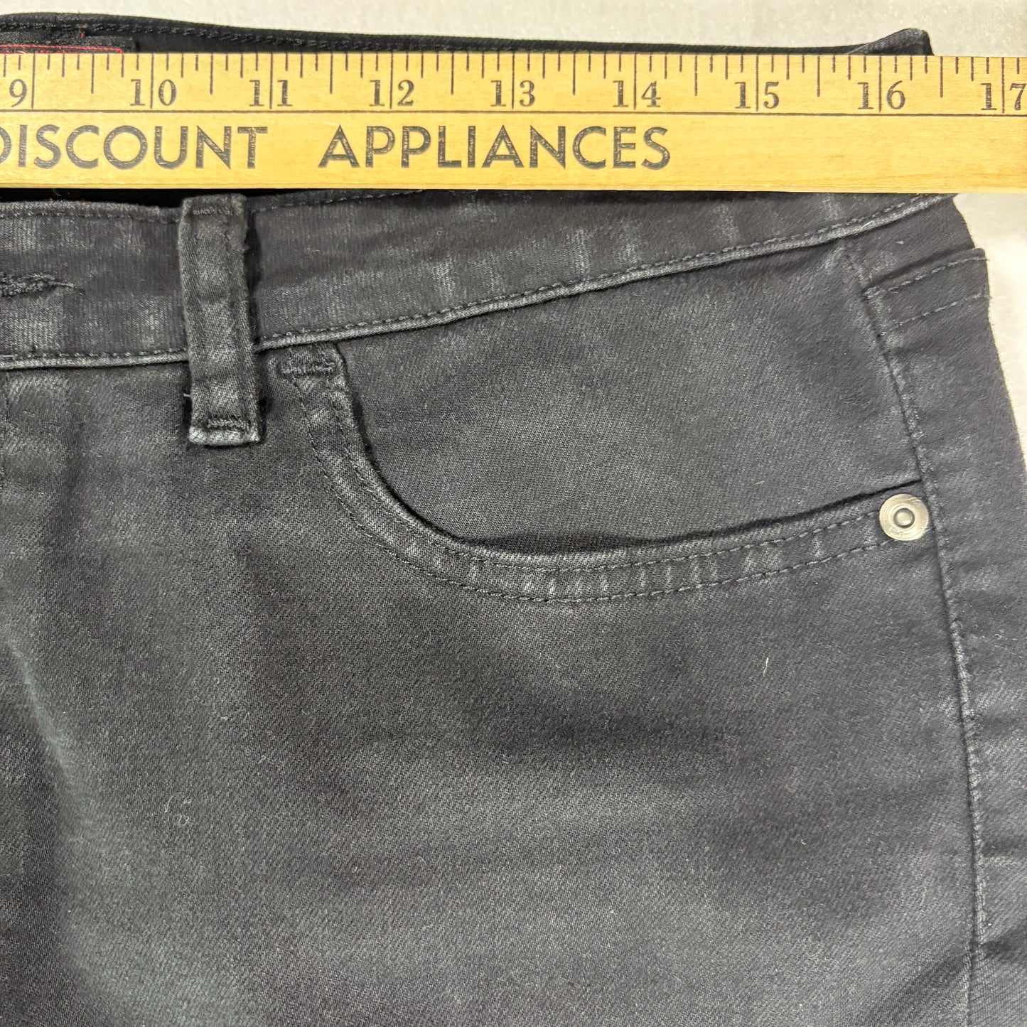 Lee Jeans Womens 12S Black Stretch Denim Bootcut Classic Fit Everyday Pants