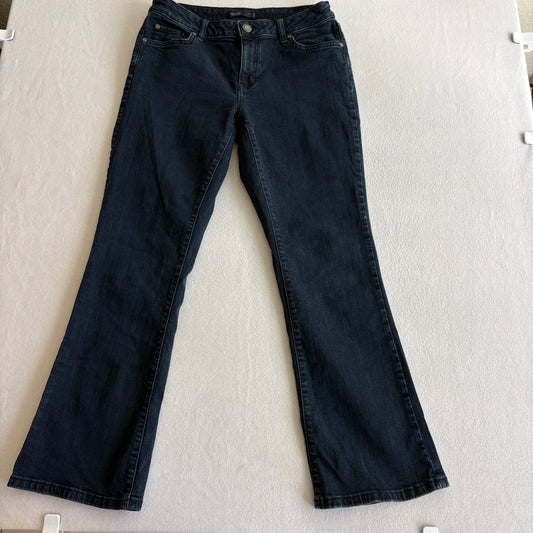 Simply Vera Vera Wang Jeans Womens 10P Dark Wash Bootcut Denim Stretch Classic