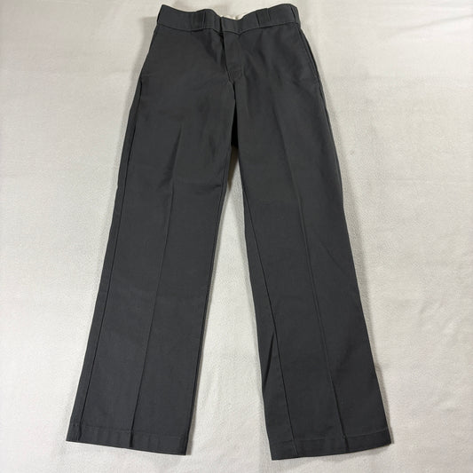 Dickies 874 Original Fit Work Pants 28x30 Gray Straight Chino Fits Like 26x29