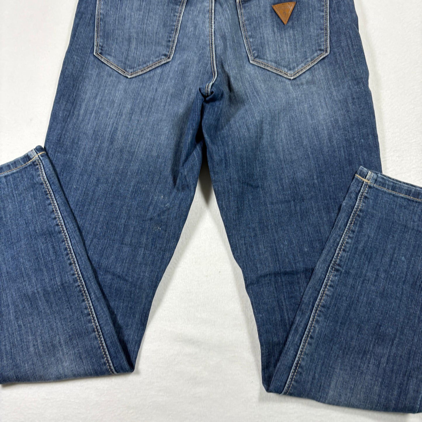 Guess Womens Jeans 28 High Rise Skinny Tahiana Fit Distressed Blue Denim Y2K