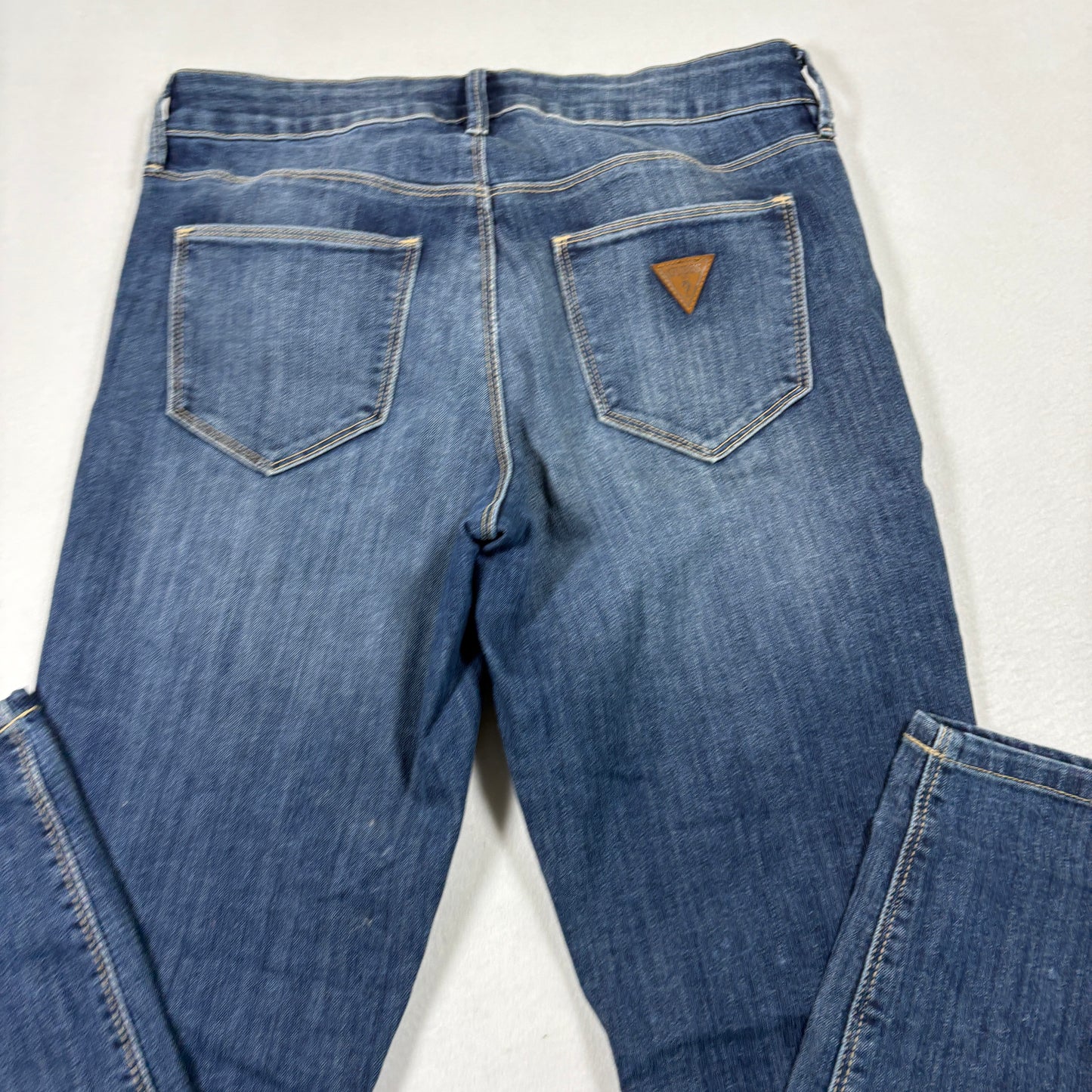 Guess Womens Jeans 28 High Rise Skinny Tahiana Fit Distressed Blue Denim Y2K