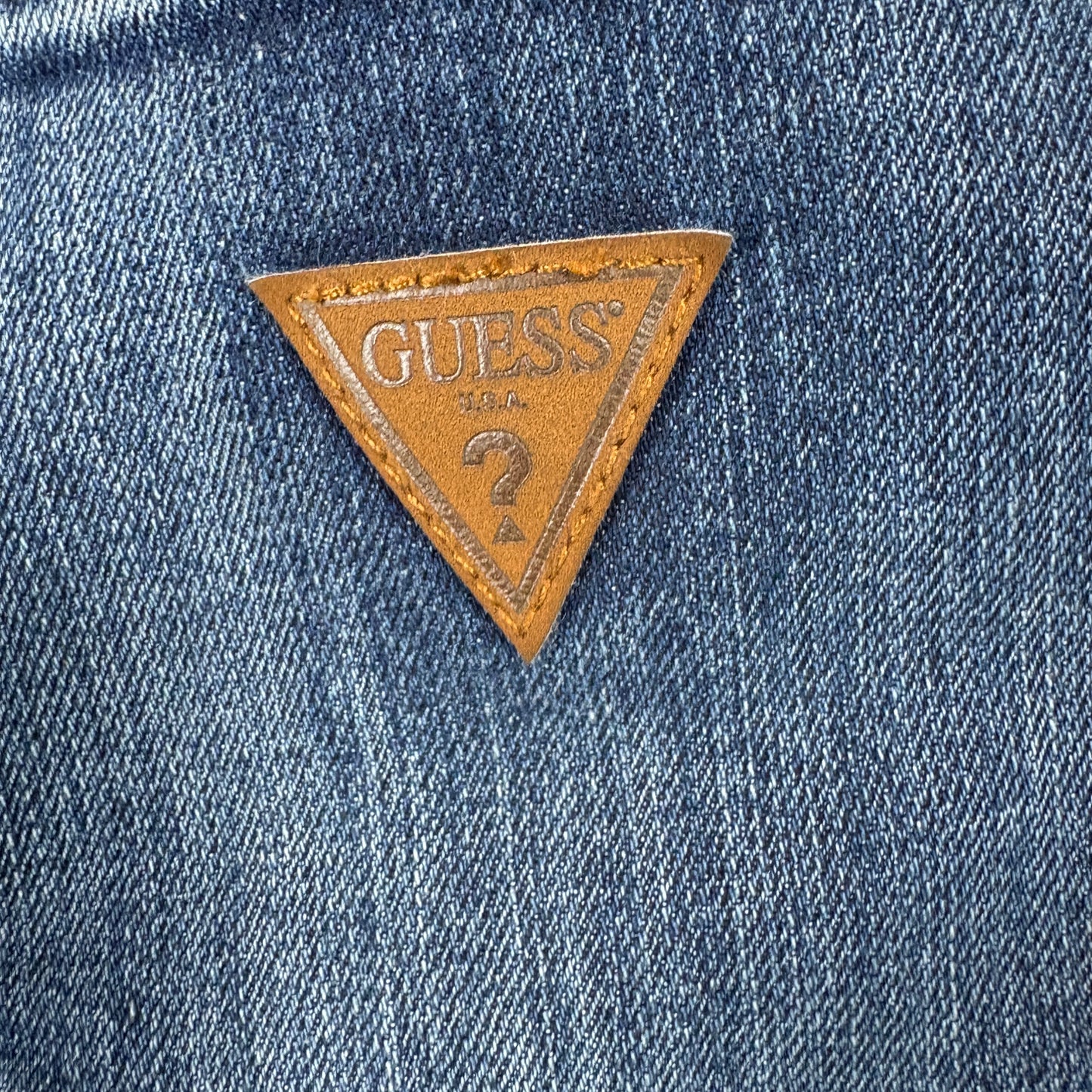 Guess Womens Jeans 28 High Rise Skinny Tahiana Fit Distressed Blue Denim Y2K