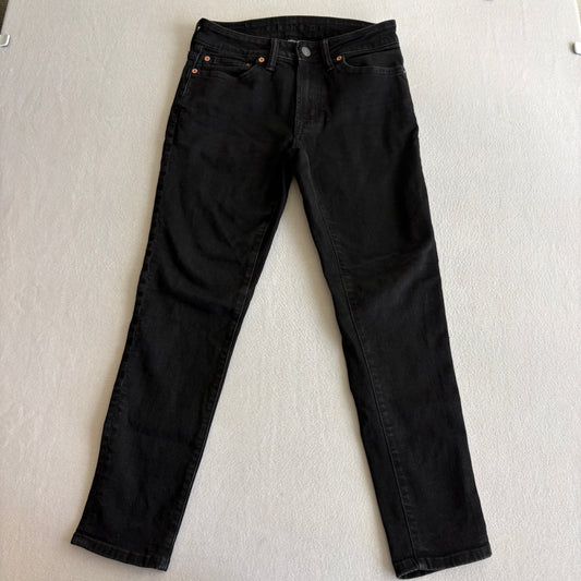American Eagle Jeans Mens 28x28 Black Airflex+ Slim Straight Stretch Denim