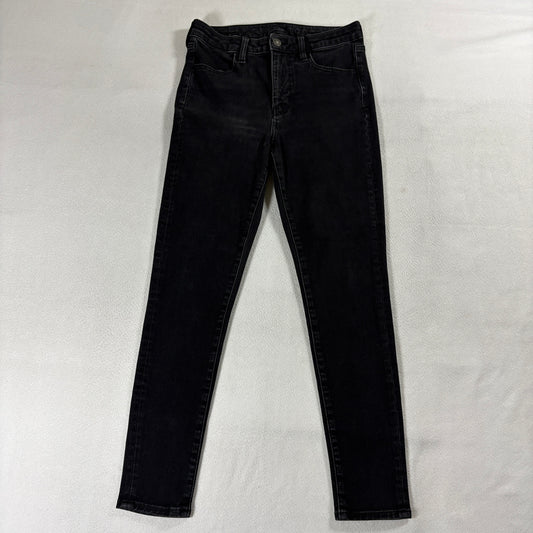 American Eagle Dream Jean Black Skinny Stretch Womens 4 Short Fits Like 26x26
