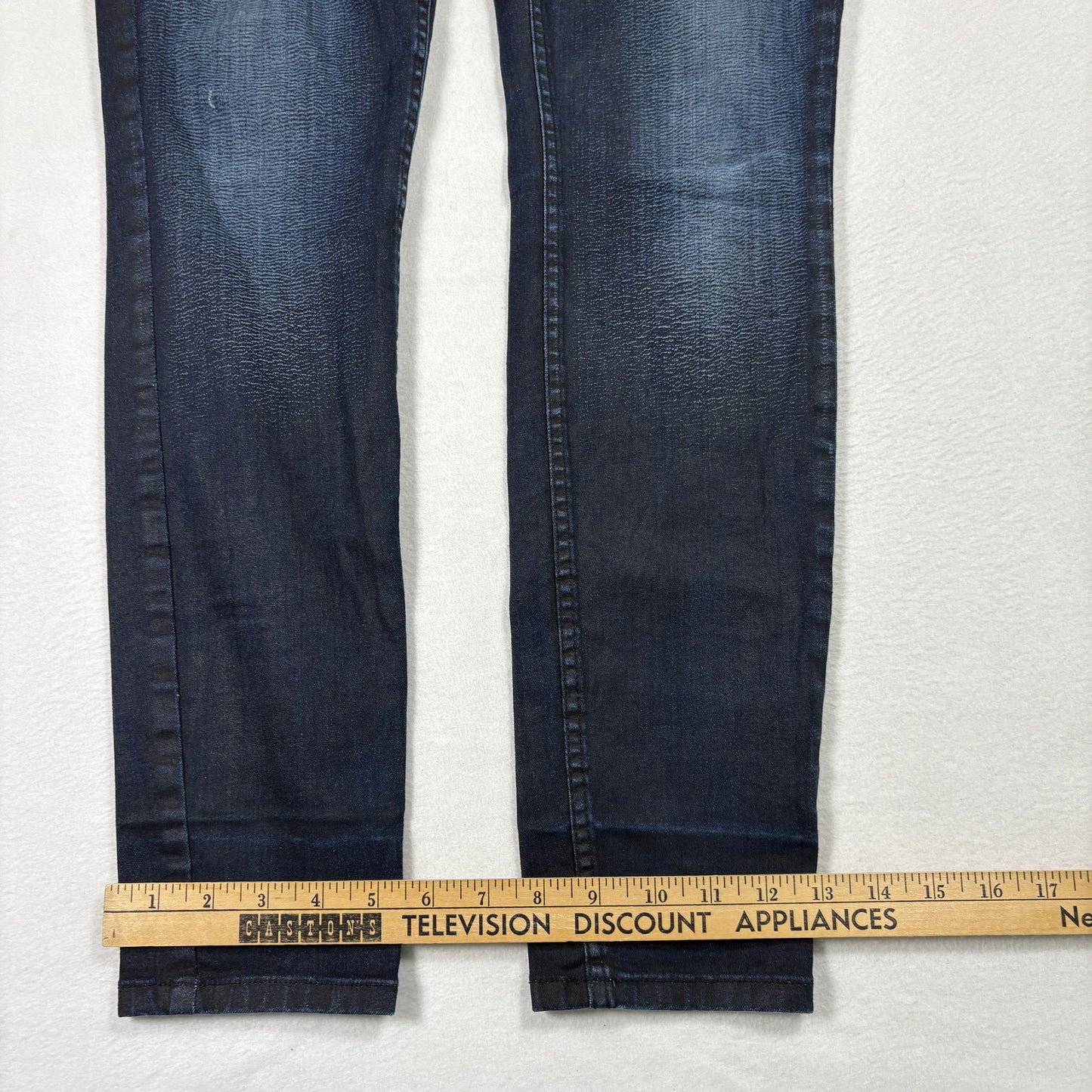 Guess Womens Jeans 31 1981 Skinny Dark Wash Stretch Blue Denim Vintage Y2K
