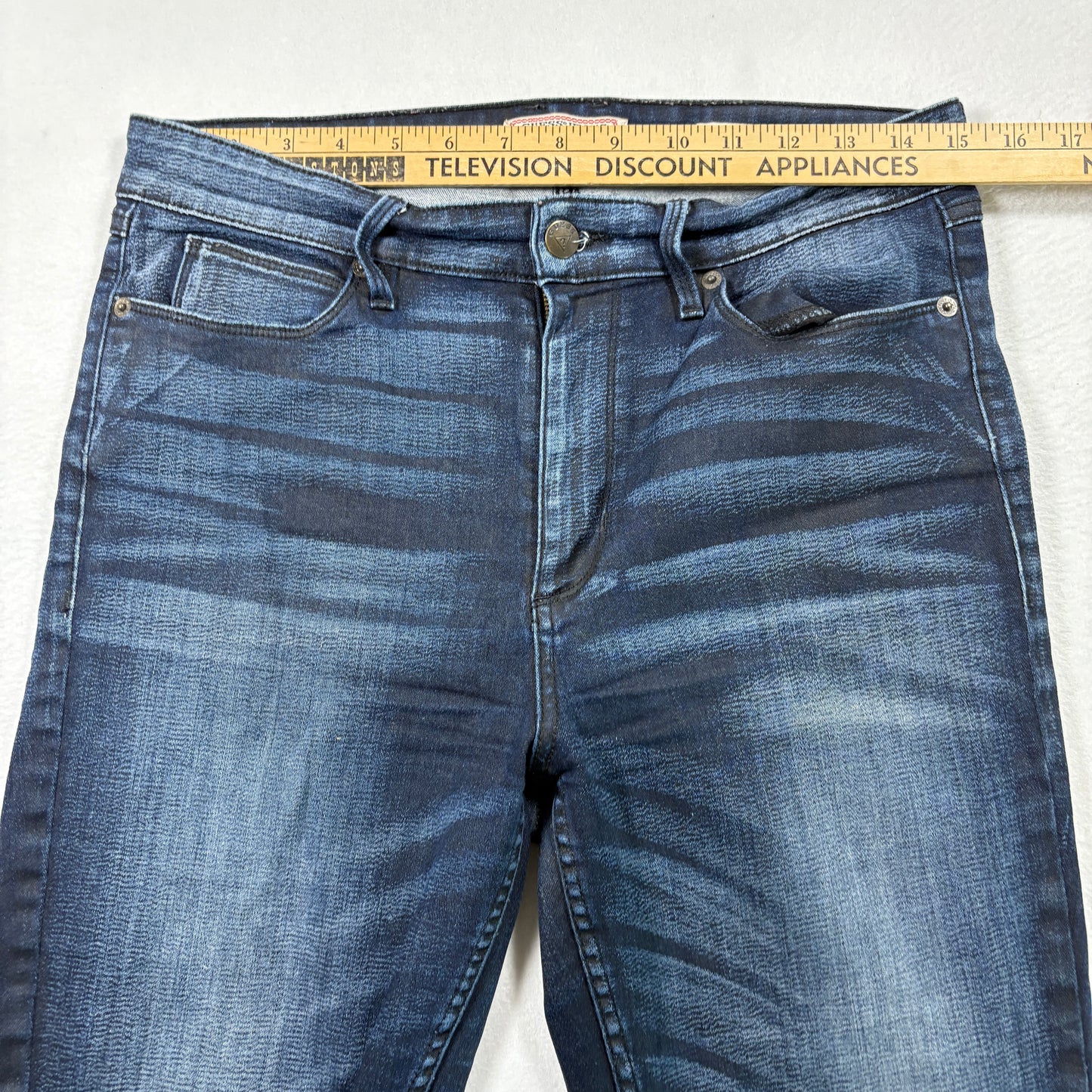 Guess Womens Jeans 31 1981 Skinny Dark Wash Stretch Blue Denim Vintage Y2K