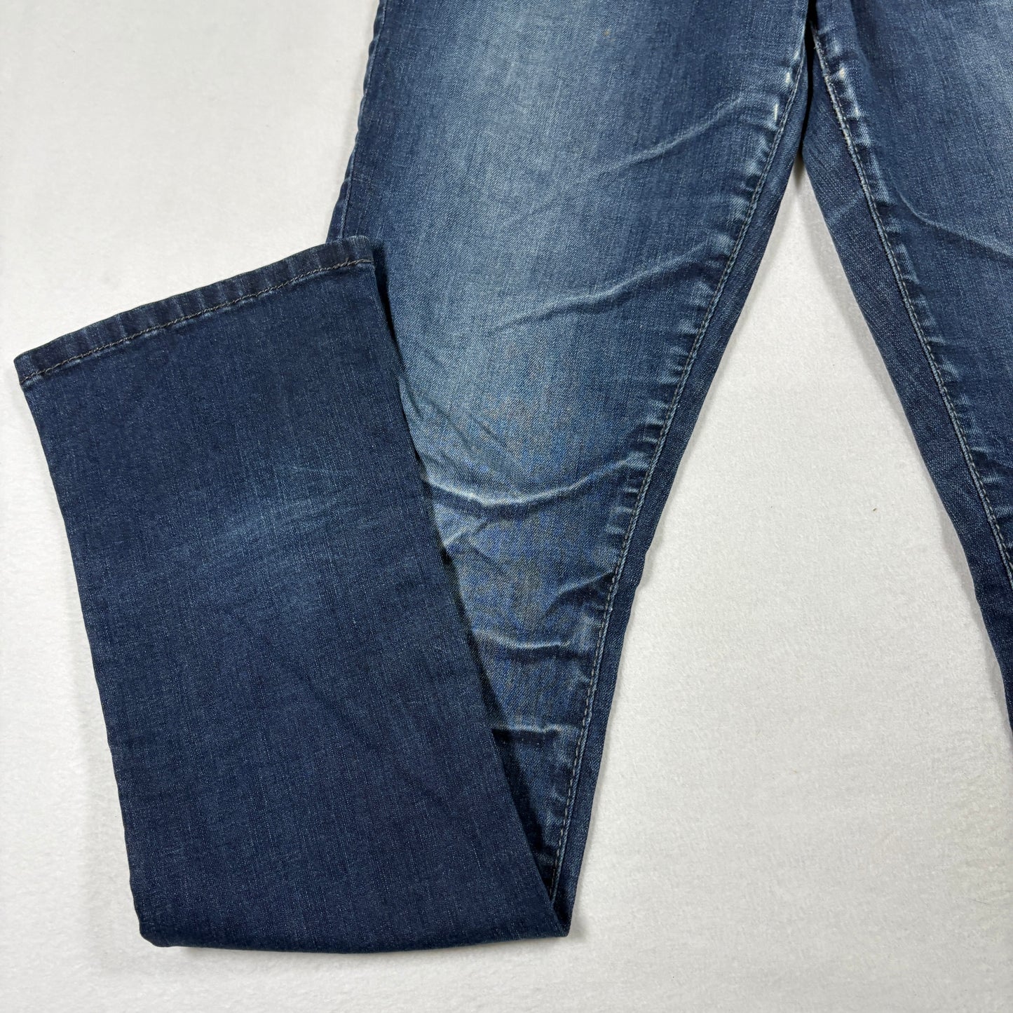 Guess Womens Jeans Starlet Straight Leg Blue Denim Size 30 Studded Skull Y2K