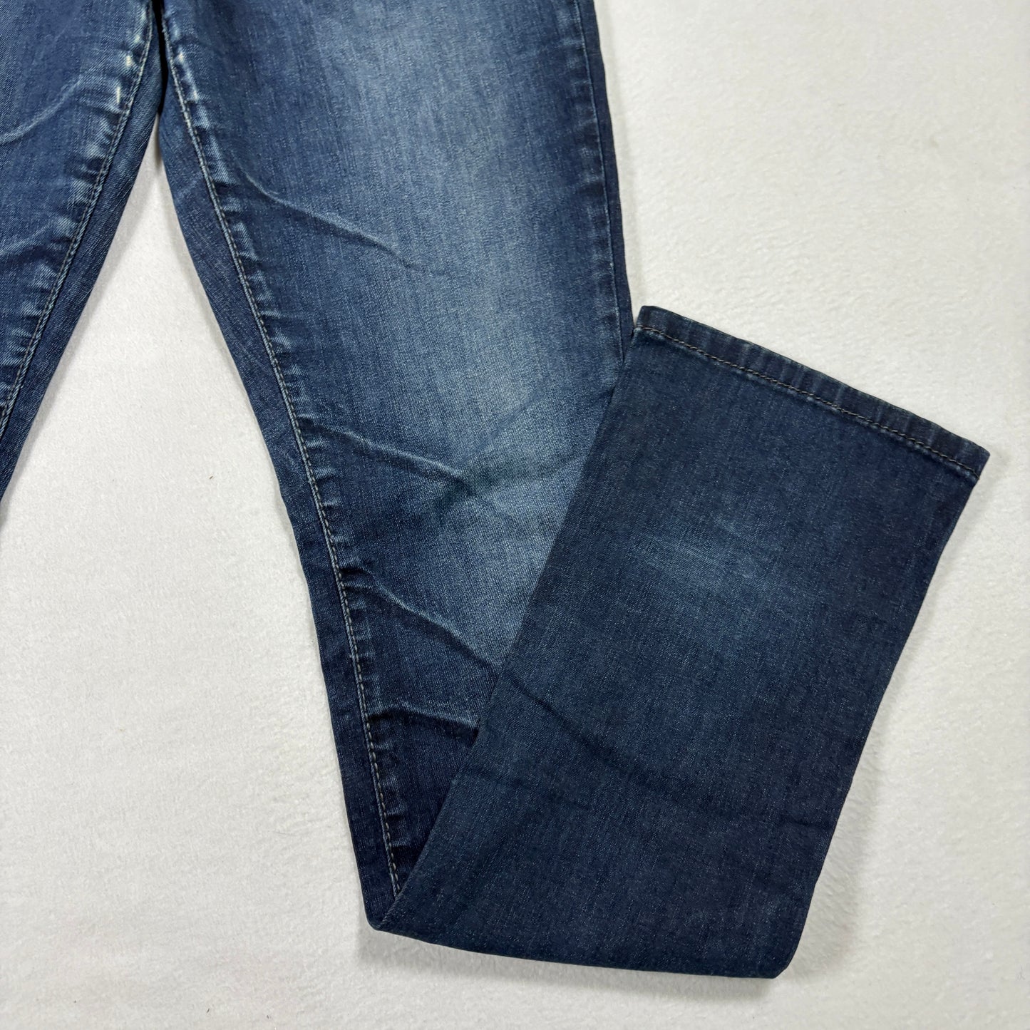 Guess Womens Jeans Starlet Straight Leg Blue Denim Size 30 Studded Skull Y2K