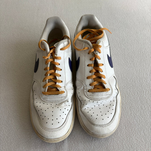 Nike Court Vision Low DM1187-103 Mens 11.5 White Blue Retro Sneakers Casual