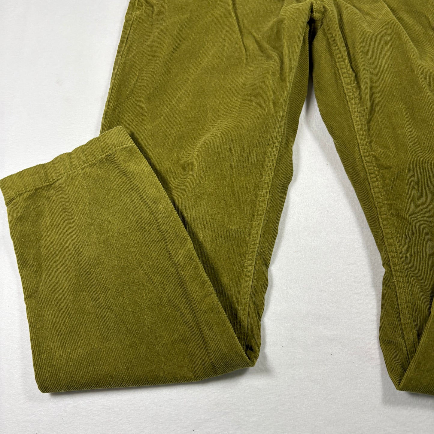 Vans Mens Pants 34 Authentic Chino Relaxed Fit Olive Green Corduroy Skate Y2K