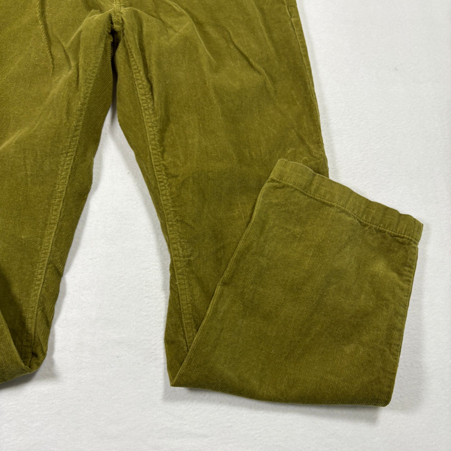 Vans Mens Pants 34 Authentic Chino Relaxed Fit Olive Green Corduroy Skate Y2K