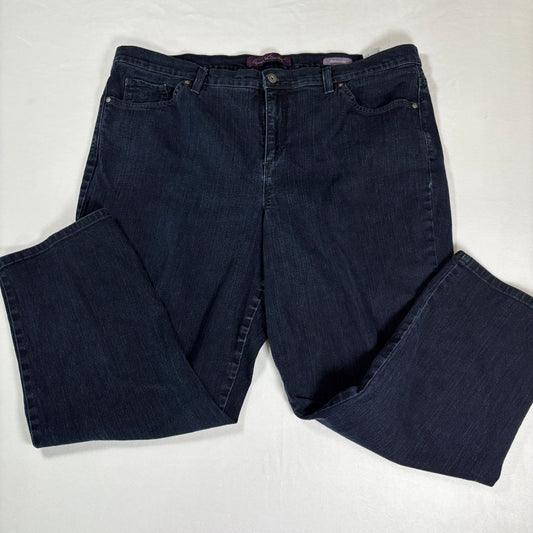 Gloria Vanderbilt Amanda Women’s 20W Dark Wash Bootcut Jeans Plus Size Denim