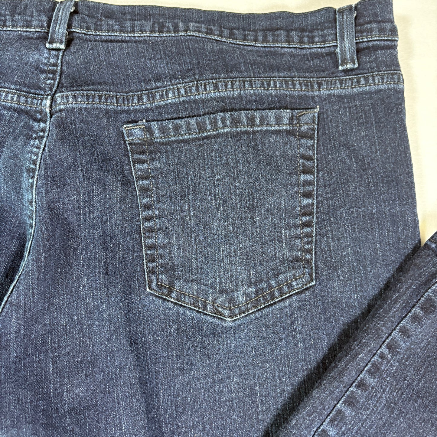 Gloria Vanderbilt Amanda Women’s 20W Dark Wash Bootcut Jeans Plus Size Denim