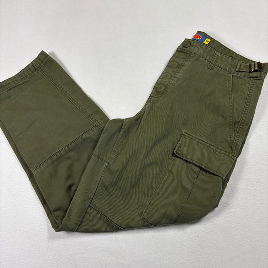 Empyre Mens Pants 30 Cargo Olive Green Utility Workwear Skate Y2K Streetwear