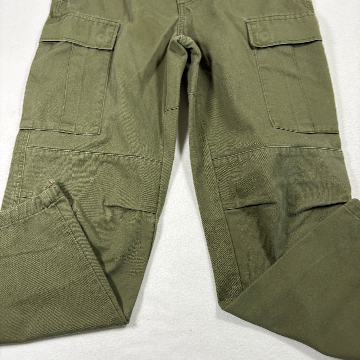 Empyre Mens Pants 30 Cargo Olive Green Utility Workwear Skate Y2K Streetwear