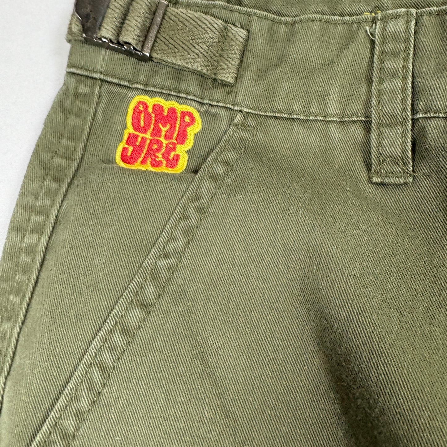Empyre Mens Pants 30 Cargo Olive Green Utility Workwear Skate Y2K Streetwear