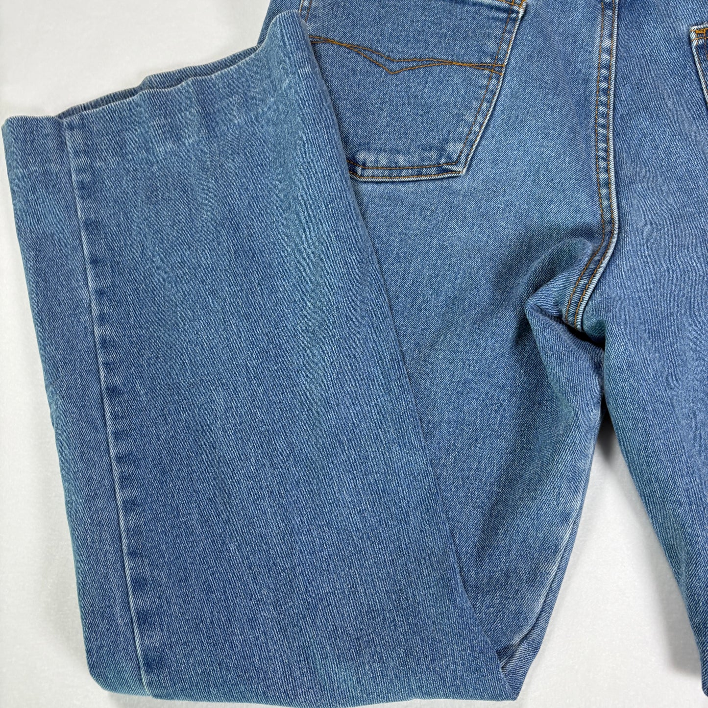 Jordache Women’s 15/16 Stretch Light Wash Bootcut Jeans Blue Denim Baggy Fit