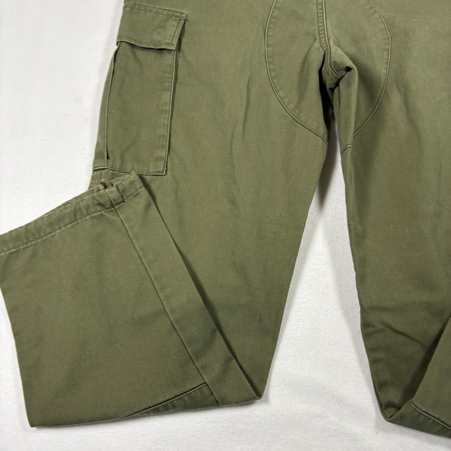 Empyre Mens Pants 30 Cargo Olive Green Utility Workwear Skate Y2K Streetwear