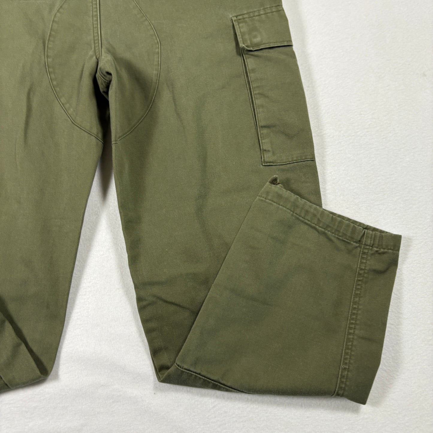 Empyre Mens Pants 30 Cargo Olive Green Utility Workwear Skate Y2K Streetwear