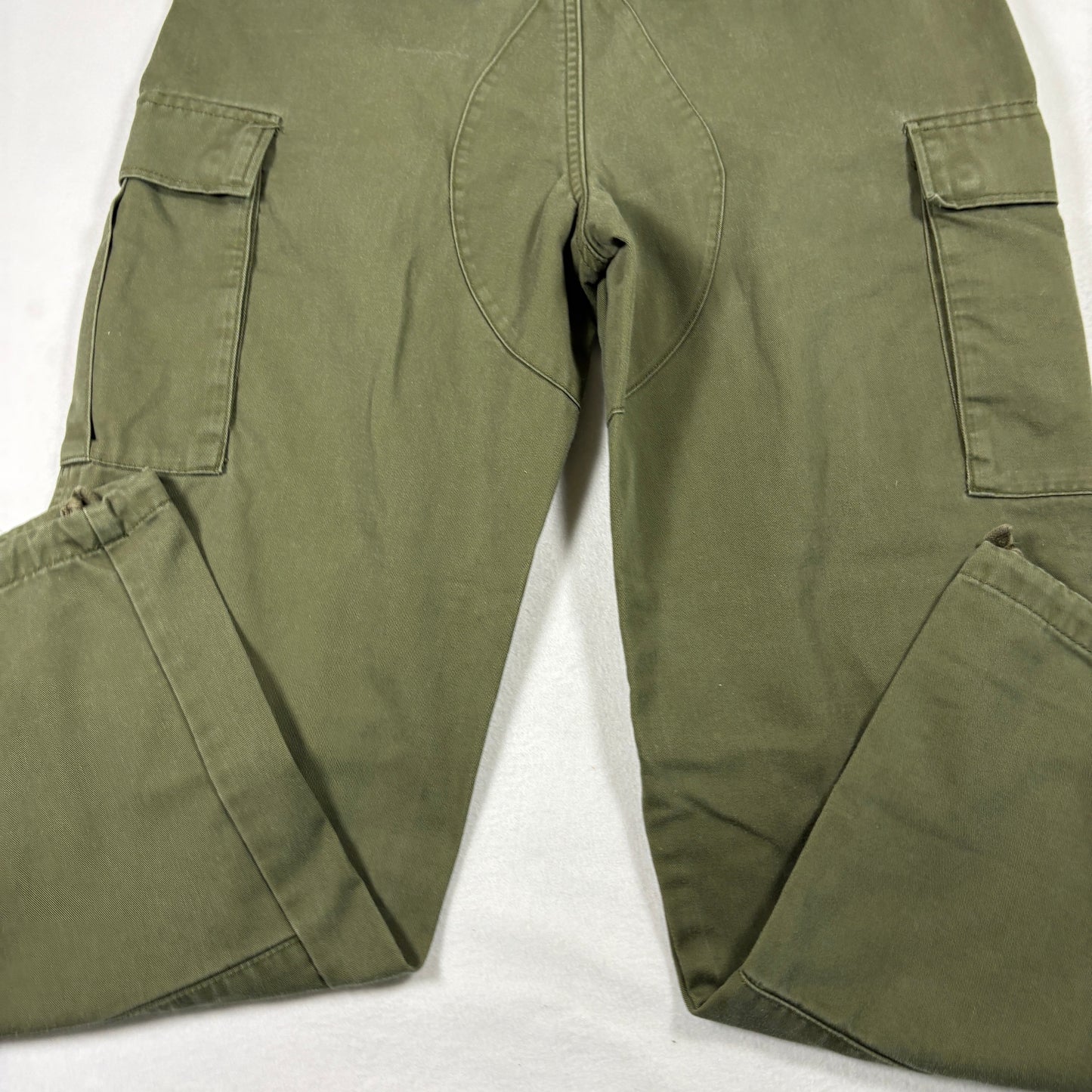 Empyre Mens Pants 30 Cargo Olive Green Utility Workwear Skate Y2K Streetwear