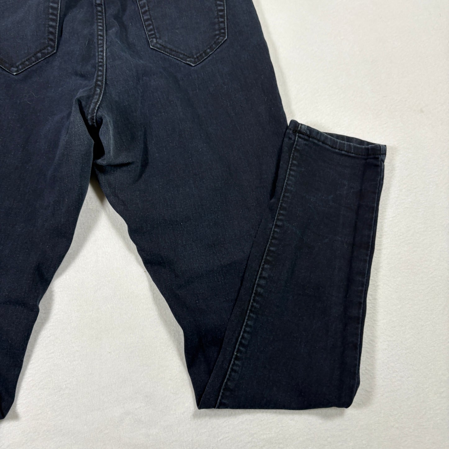 Vins Me Womens Jeans 13 Black Denim Stretch Skinny High Rise Y2K Grunge