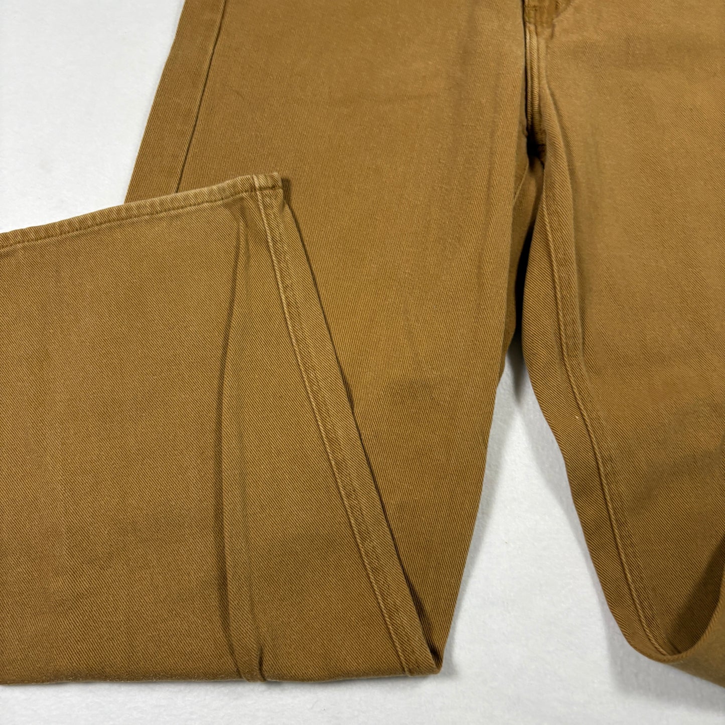 Empyre Mens Pants 32 Brown Denim Jeans Straight Fit Workwear Skate Y2K Grunge