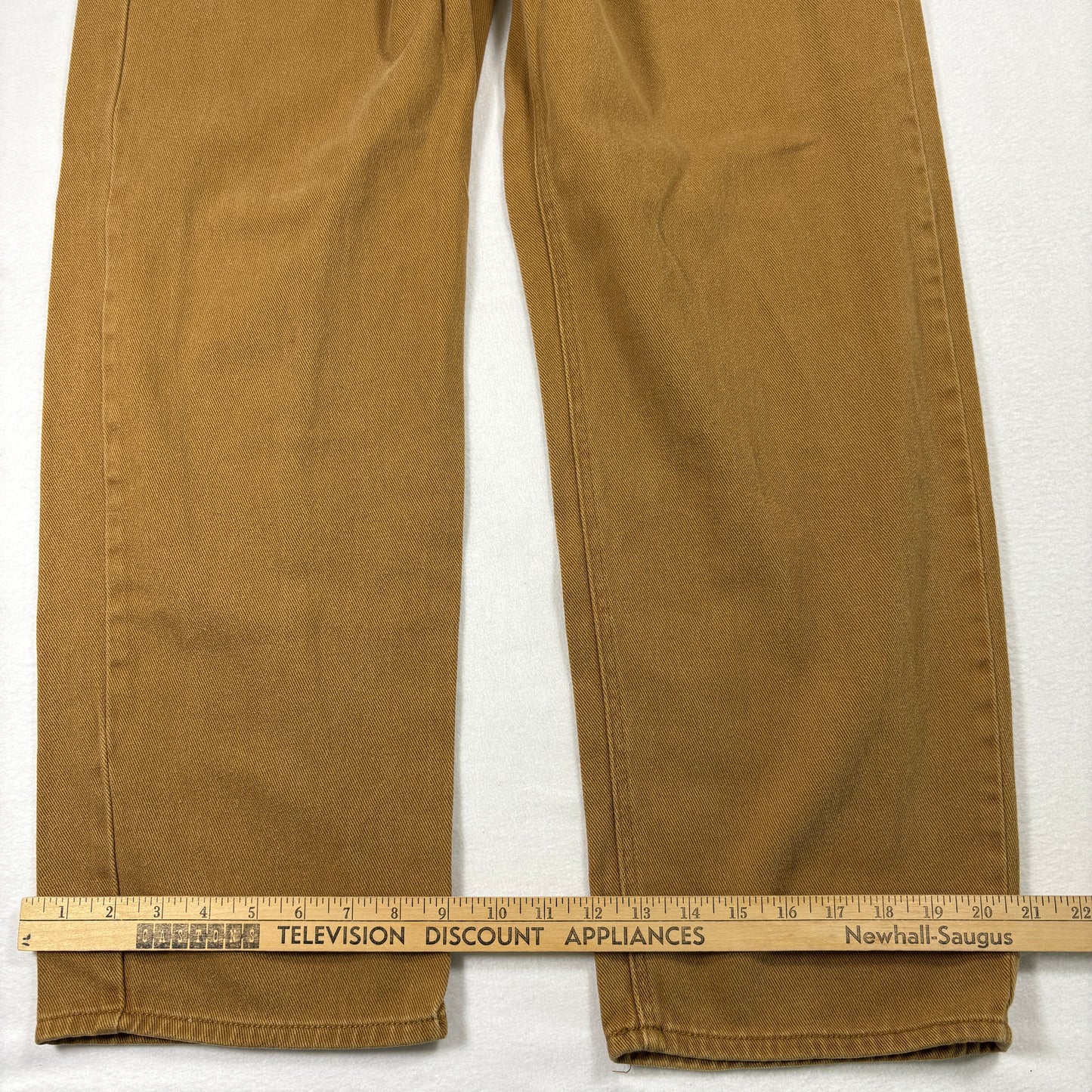 Empyre Mens Pants 32 Brown Denim Jeans Straight Fit Workwear Skate Y2K Grunge