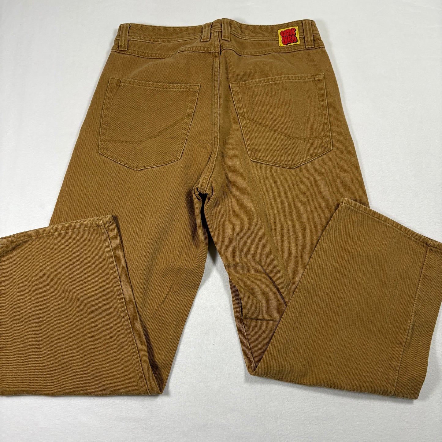 Empyre Mens Pants 32 Brown Denim Jeans Straight Fit Workwear Skate Y2K Grunge