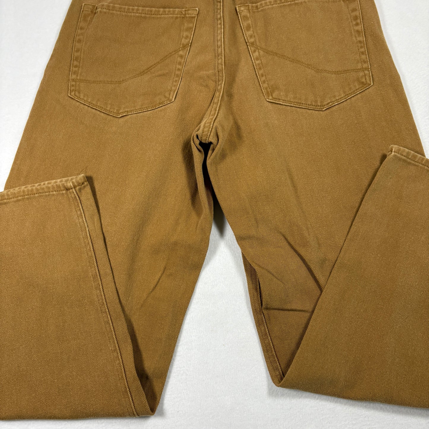 Empyre Mens Pants 32 Brown Denim Jeans Straight Fit Workwear Skate Y2K Grunge