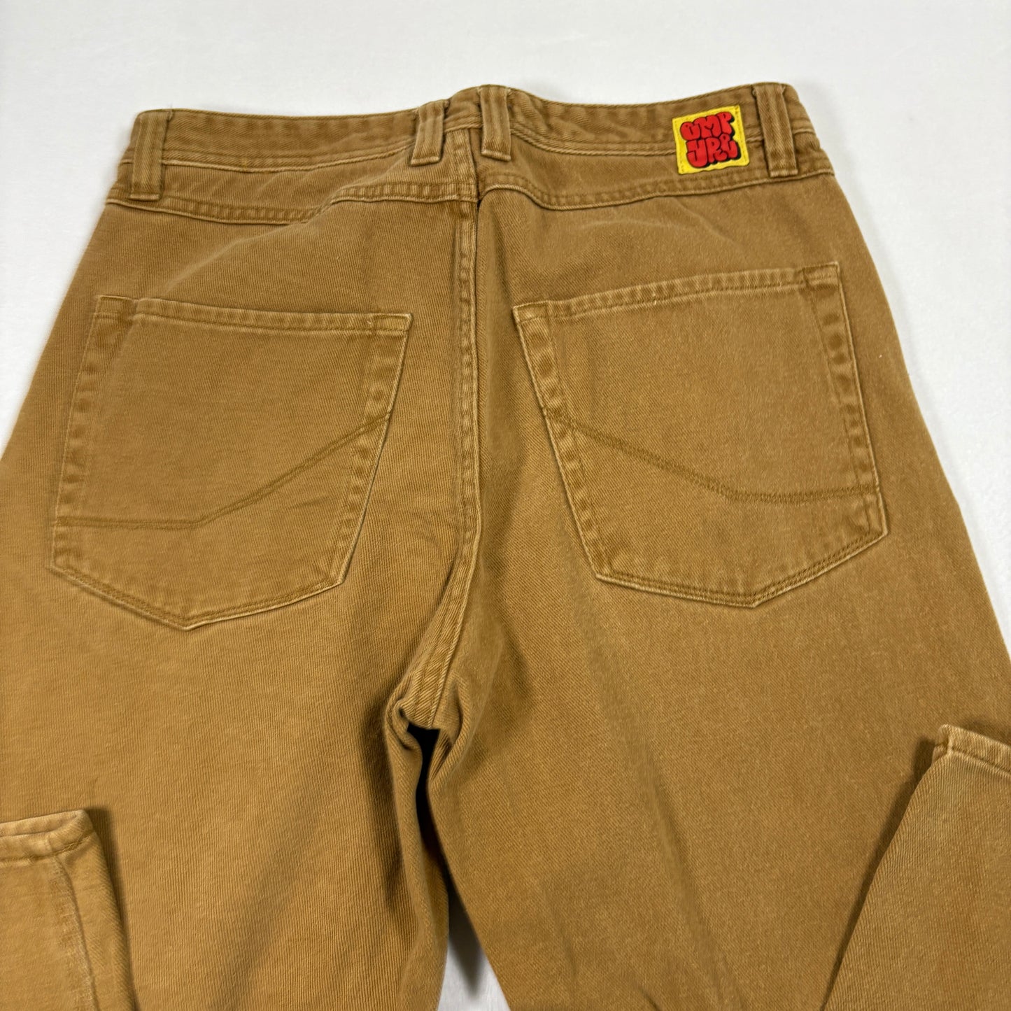 Empyre Mens Pants 32 Brown Denim Jeans Straight Fit Workwear Skate Y2K Grunge