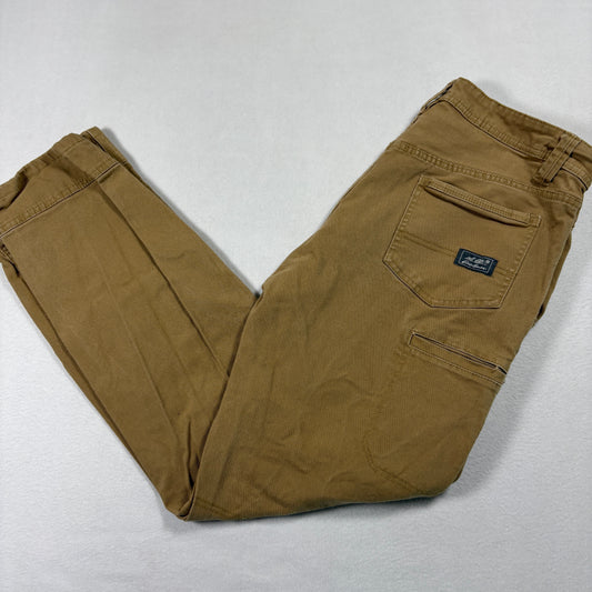 Eddie Bauer Mens Pants 32x32 Relaxed Fit Brown Canvas Utility Workwear Outdoor
