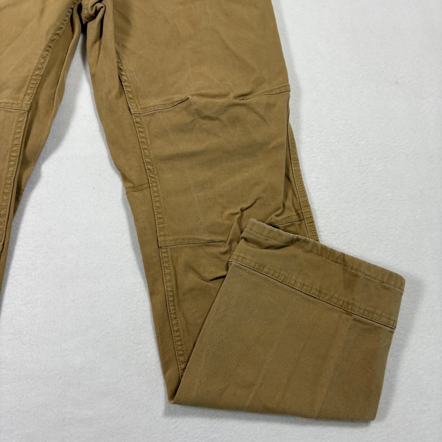 Eddie Bauer Mens Pants 32x32 Relaxed Fit Brown Canvas Utility Workwear Outdoor
