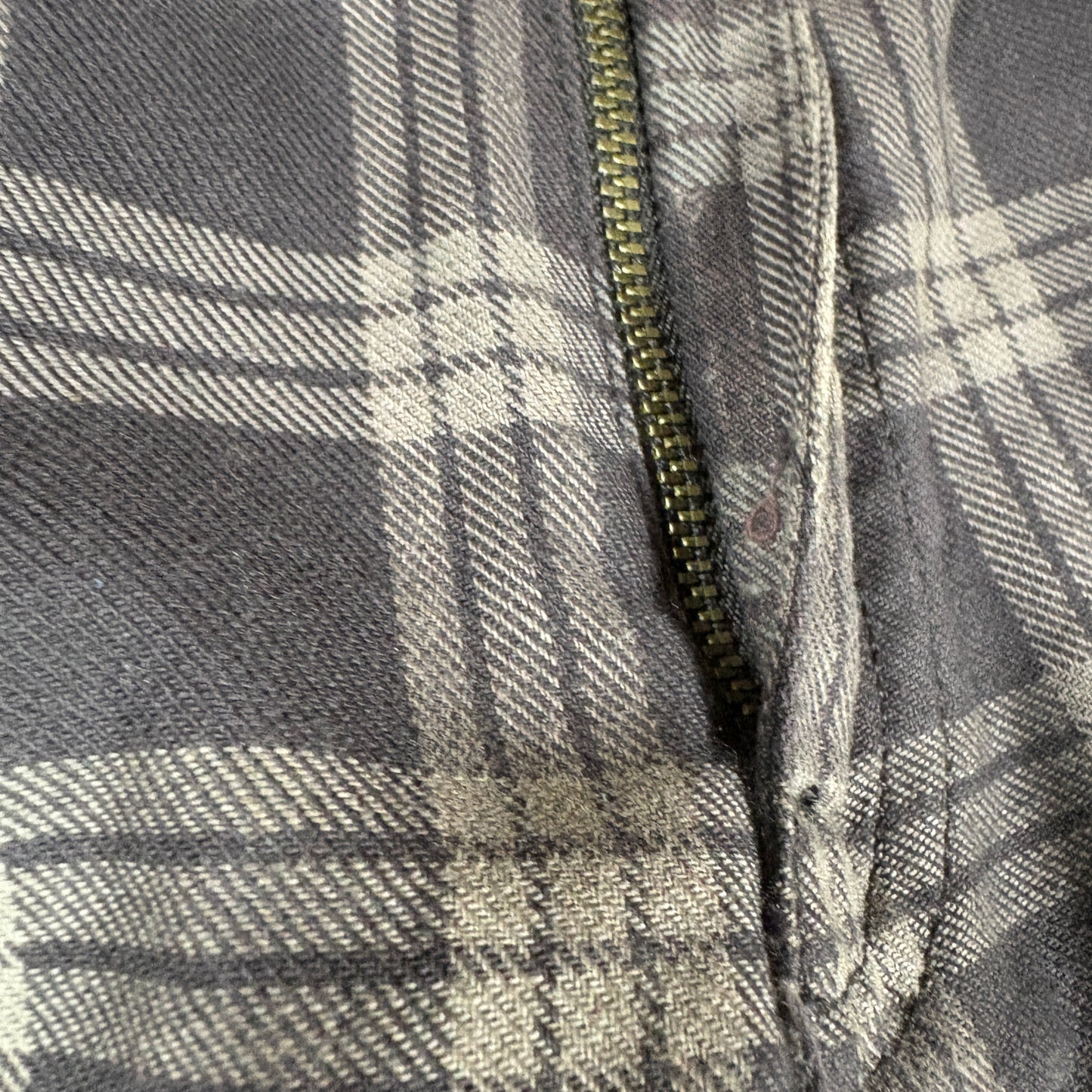 H&M Men’s 33 Skinny Fit Plaid Pants Gray Black Stretch Tartan Check Trousers