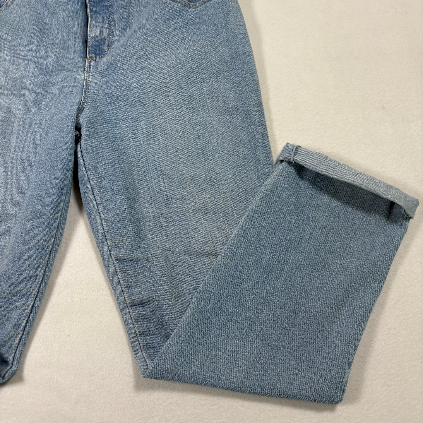 Gloria Vanderbilt Womens Jeans 6 Amanda High Rise Tapered Leg Light Wash Vintage