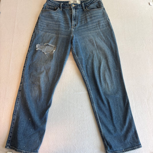Hollister Jeans Womens 9R W25 L27 Curvy High Rise Distressed Vintage Straight