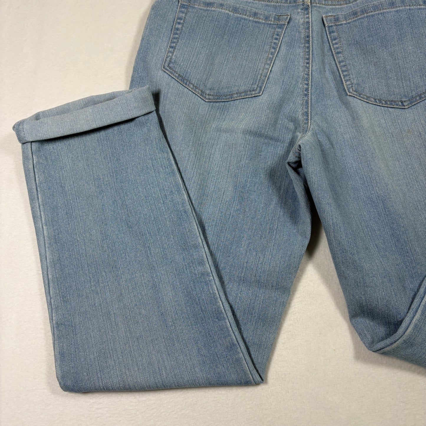 Gloria Vanderbilt Womens Jeans 6 Amanda High Rise Tapered Leg Light Wash Vintage